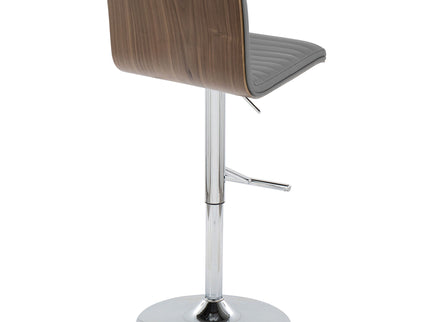 Mason - Contemporary Adjustable Barstool & Swivel With Straight T Footrest (Set of 2)