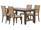 Light Brown / 5 Pc. Table, 4 Chairs