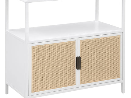 Kenneth - 2 Door Radio Weave Accent Cabinet - White