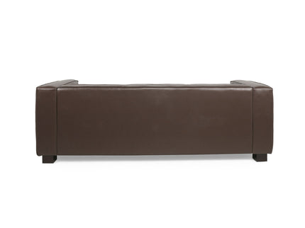 Contemporary 3 Seater Sofa With Tuxedo Design