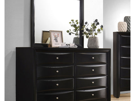 Palamino - 8 Drawer Dresser With Mirror - Black
