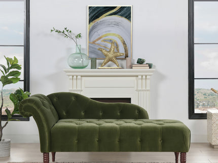 Samuel - Tufted Roll Arm Chaise Lounge