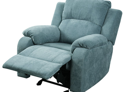 Upholstered Manual Recliner Chair With 3 Adjustable Backrest Positions