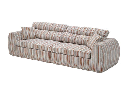 3 Seater, Couch With Throw Pillows For Living Room