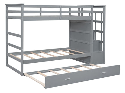 Bunk Bed With Trundle And Staircase