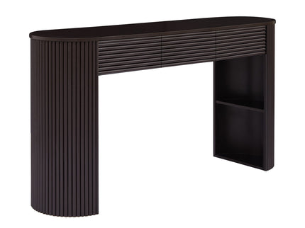 Retro Console Table With Storage, 3 Drawers