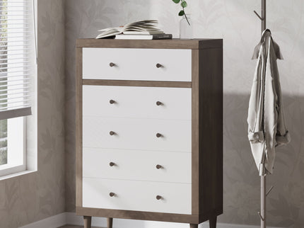 Nystrom - Mid Century Modern 5 Drawer Dresse