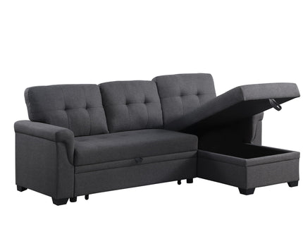 Lucca - Reversible Sleeper Sectional Sofa With Storage Chaise