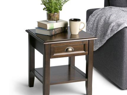 Burlington - End Table - Mahogany Brown