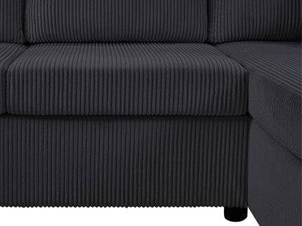 Oversized Sectional U-Shaped Sofa With Chaise Lounge And Three Soft Throw Pillows