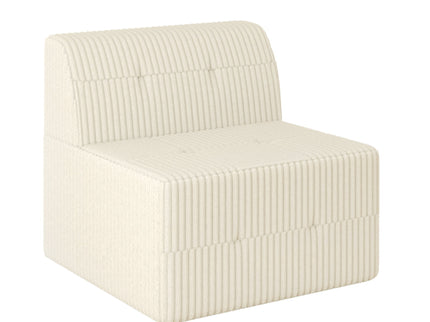 Modern Minimalist Sleeper Sofa, Compressed Sectional Single Seat
