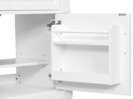 Freestanding Bathroom Vanity With Sink, Adjustable Shelf, Flip Drawer