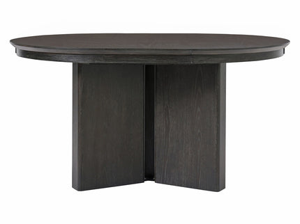Farmhouse Oval Extendable Dining Table With Pedestal Base