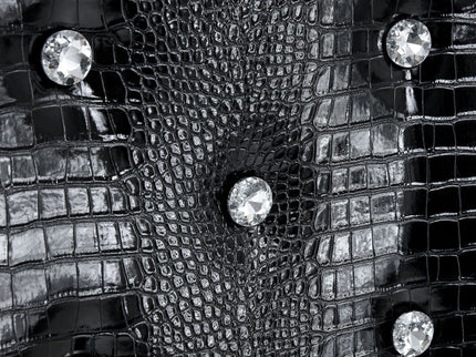 Elegant Design Alligator Skin Upholstered Dining Chairs