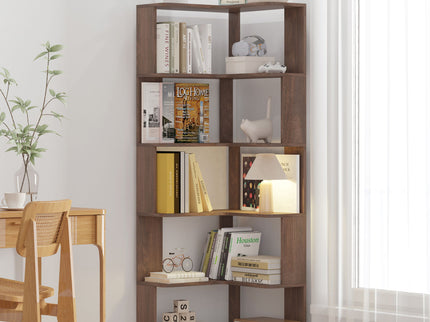 L-Shaped Design Corner Bookshelf
