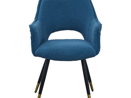 Side Chair, Living Room Bedroom Kitchen Vanity Accent Chair (Set of 2) - Blue