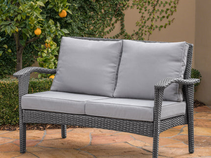 Honolulu - Loveseat - Gray / Silver