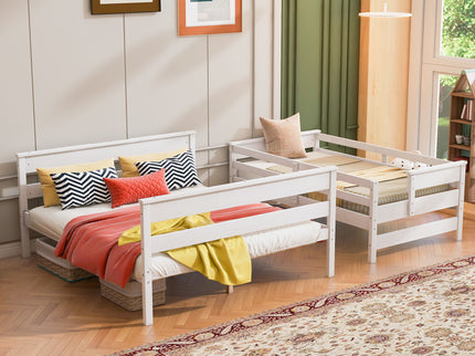 Detachable Design Bunk Bed With Ladder