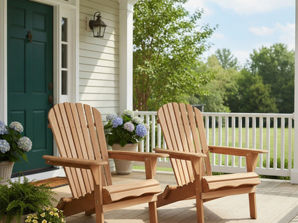 Oversize Outdoor Folding Adirondack Chair, Patio Chair For Garden