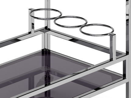 Watts - Bar Cart - Chrome