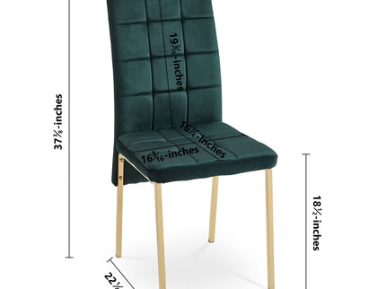 High Back Nordic Dining Chair Modern Chair With Color Legs