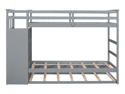 Bunk Bed With Trundle And Staircase