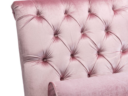 Chaise Lounge Indoor, Button Tufted Upholstered Chaise Lounge Chair With Pillow