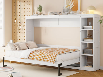 Murphy Bed With Bookshelf And Storage