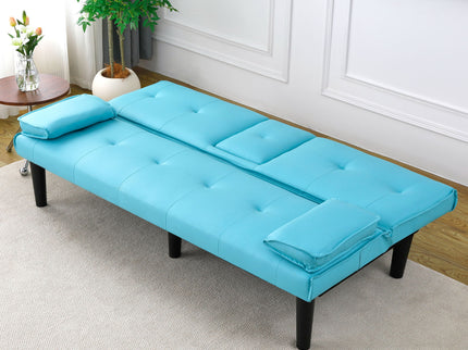 Sofa Bed With Foldable Design And Cup Holder