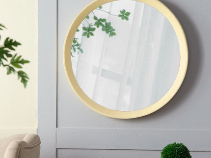 Transitional Decor Style Wall Mirror Decor With Frame For Bathroom
