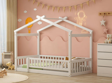Bed House Bed Frame With Fence