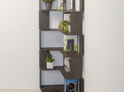 L-Shaped Design Corner Bookshelf