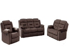 Dark Brown / 3 Pc. Sofa, Loveseat, Chair
