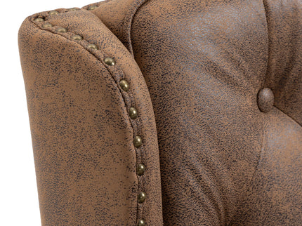Modern Accent Armchair With Sturdy Wood Legs