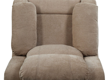 Upholstered Manual Recliner Chair With 3 Adjustable Backrest Positions