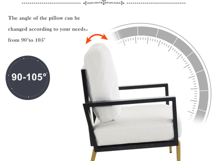Modern Armchair With Solid Wood Frame