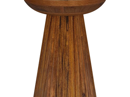 Waters - Round Accent Side Table - Honey