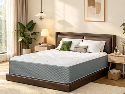 12" Hybrid Mattress With Individual Pocket Coils, Memory Foam