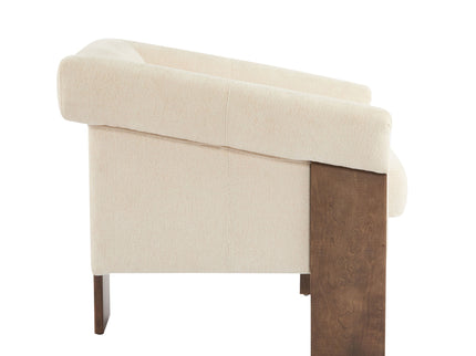 Sierra - Vintage Modern Accent Chair With Deep Cushions And Wide Armrests