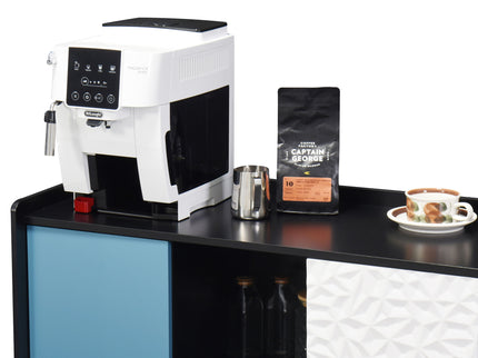 Modern Sideboard Buffet Cabinet With Doors And Unique Panel Styling