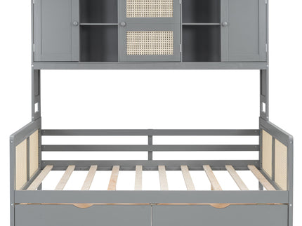 Daybed And All In One Cabinet And Shelf
