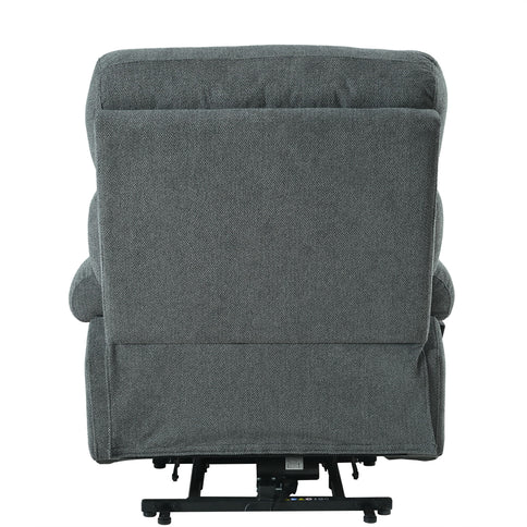 Oversized Power Lift Recliner Chai With Remote Control, Side Pocket, Spacious Seat