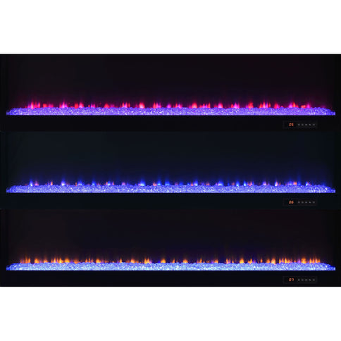 TV Stand Fireplace Console With Bluetooth Speaker