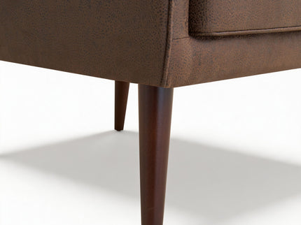 Leisure Chair With Curved Backrest