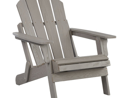 Oversize Outdoor Folding Adirondack Chair - Gray