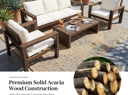 4 Piece Patio Sofa Set
