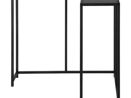Corner Accent Console Table For Entryway, Contemporary & Modern - Black