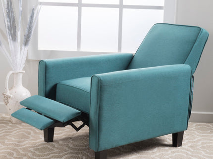 Upholstered Push Back Recliner Chair For Living Room