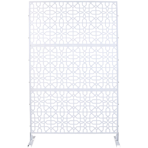 Outdoor & Indoor Metal Freestanding Decorative Privacy Screen