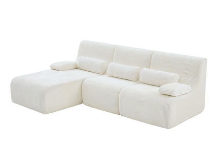 Oversized Sectional Sofa, Living Room Seating With Modular Design